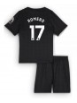 Billige Tottenham Hotspur Cristian Romero #17 Bortedraktsett Barn 2025-26 Kortermet (+ Korte bukser)